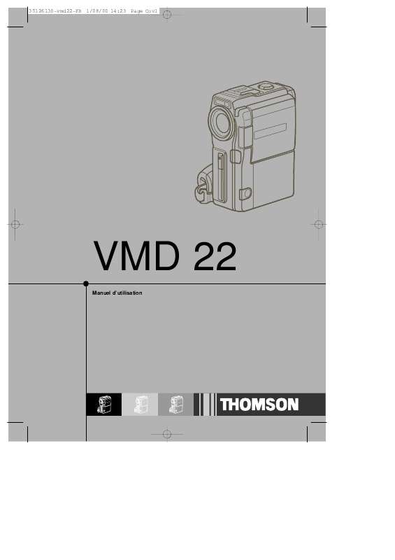 Guide utilisation THOMSON VMD22  de la marque THOMSON