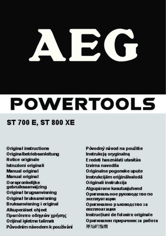 Guide utilisation AEG STE 800 XE  de la marque AEG