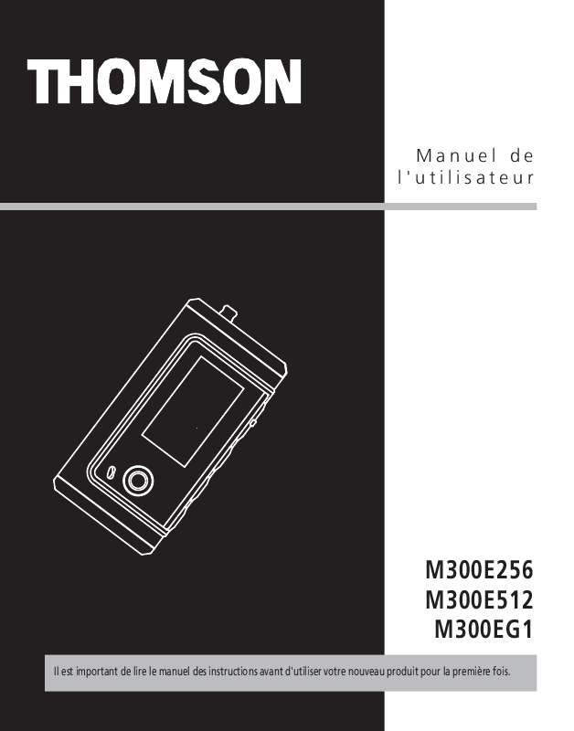 Guide utilisation  THOMSON M300G1  de la marque THOMSON