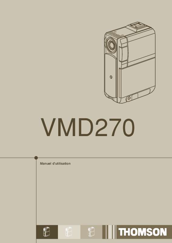 Guide utilisation THOMSON VMD270  de la marque THOMSON