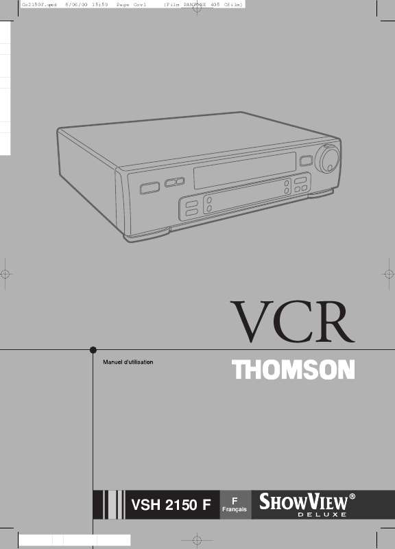 Guide utilisation  THOMSON VSH2150G  de la marque THOMSON