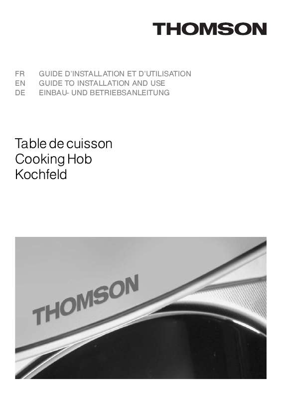 Guide utilisation THOMSON CKT620FD de la marque THOMSON