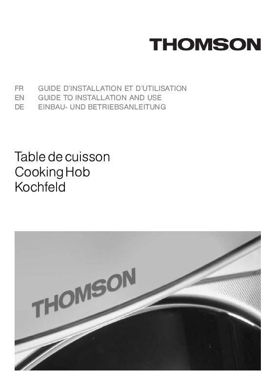 Guide utilisation THOMSON ICKT656FD de la marque THOMSON
