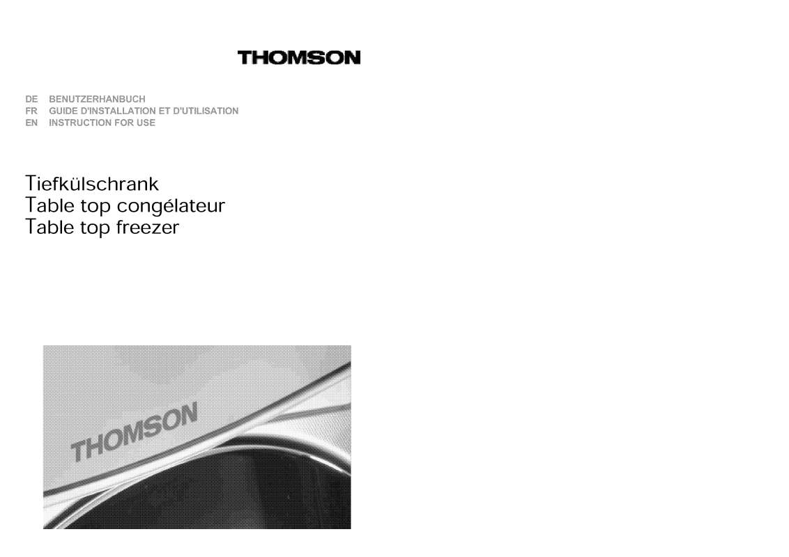 Guide utilisation THOMSON TKT100WD de la marque THOMSON