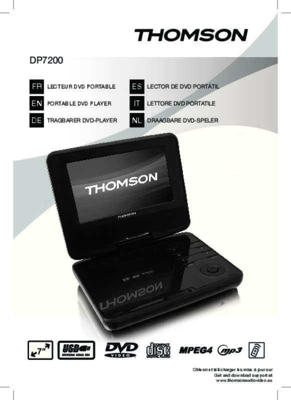 Guide utilisation THOMSON DP7200  de la marque THOMSON