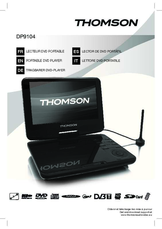 Guide utilisation THOMSON DP9104  de la marque THOMSON