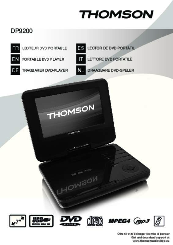 Guide utilisation THOMSON DP9200  de la marque THOMSON