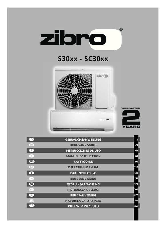 Guide utilisation ZIBRO S3032  de la marque ZIBRO