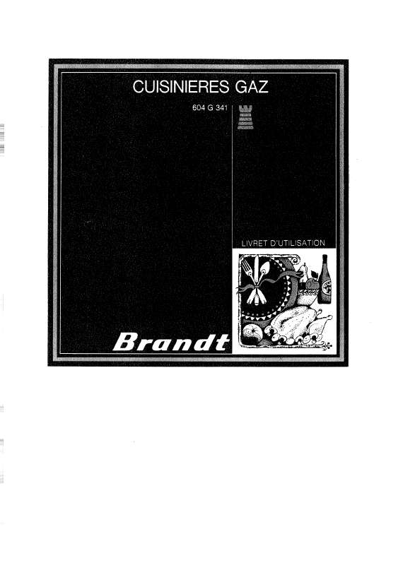 Guide utilisation BRANDT 604G34  de la marque BRANDT