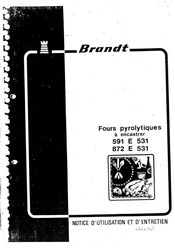 Guide utilisation  BRANDT 591E531  de la marque BRANDT