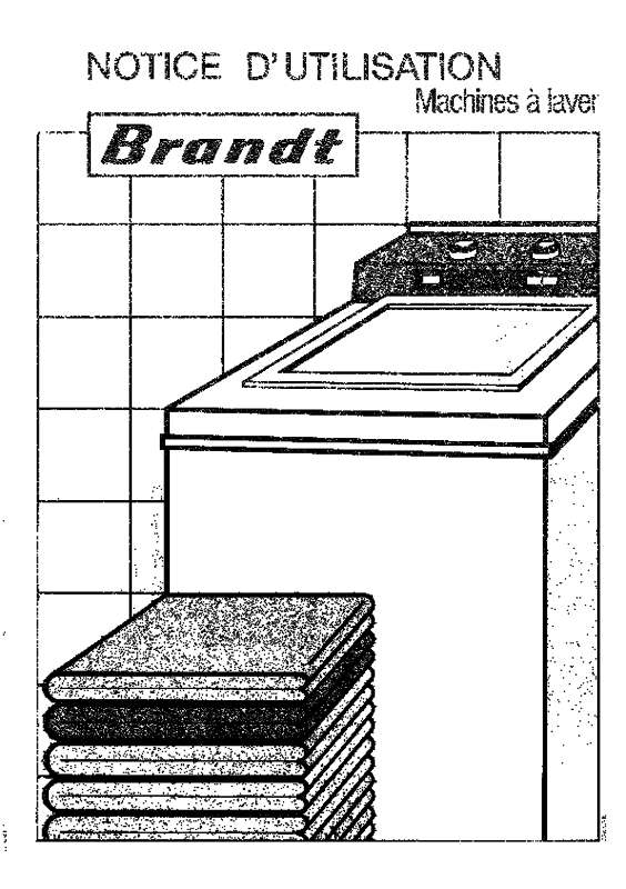 Guide utilisation  BRANDT CX740  de la marque BRANDT