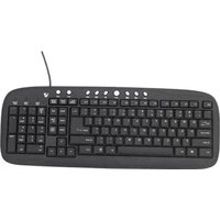 Notice V7 MULTIMEDIA KEYBOARD KM0B1-6E2 Keyboard