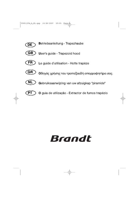 Guide utilisation BRANDT AD 1036 X de la marque BRANDT