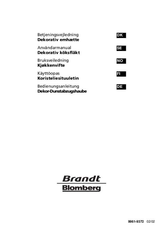 Guide utilisation BRANDT AHLQ6X1N de la marque BRANDT