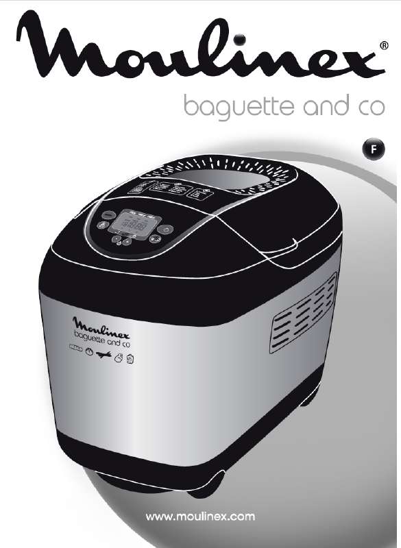 Guide utilisation  MOULINEX BAGUETTE AND CO OW6000  de la marque MOULINEX