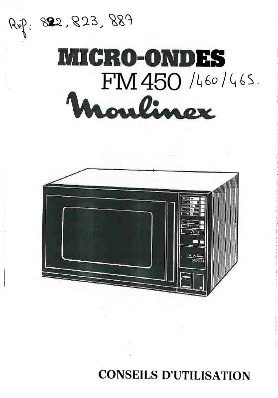 Guide utilisation  MOULINEX FM450  de la marque MOULINEX