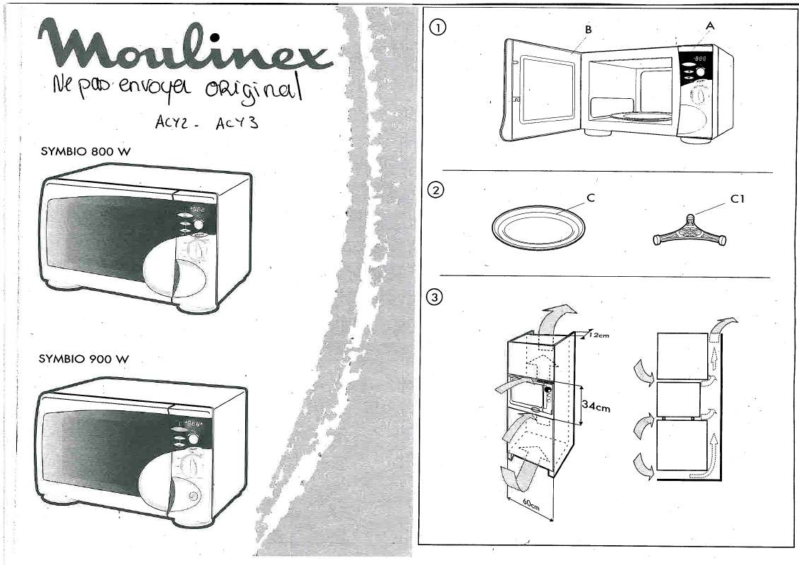 Guide utilisation MOULINEX SYMBIO de la marque MOULINEX
