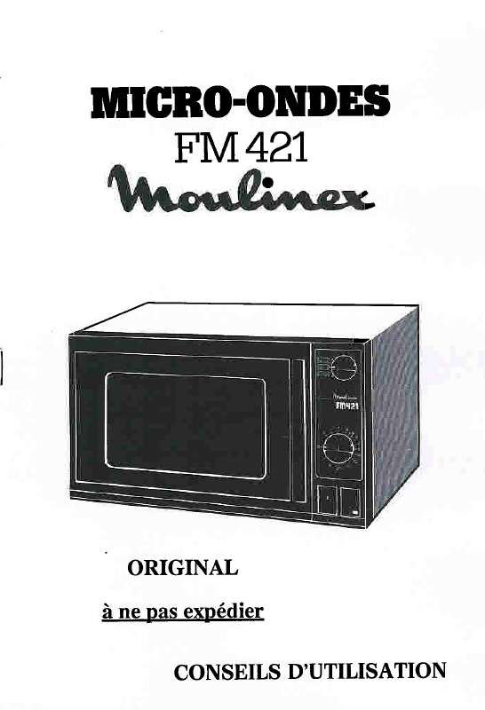 Guide utilisation MOULINEX SYNCHRO GRILL FM421 de la marque MOULINEX