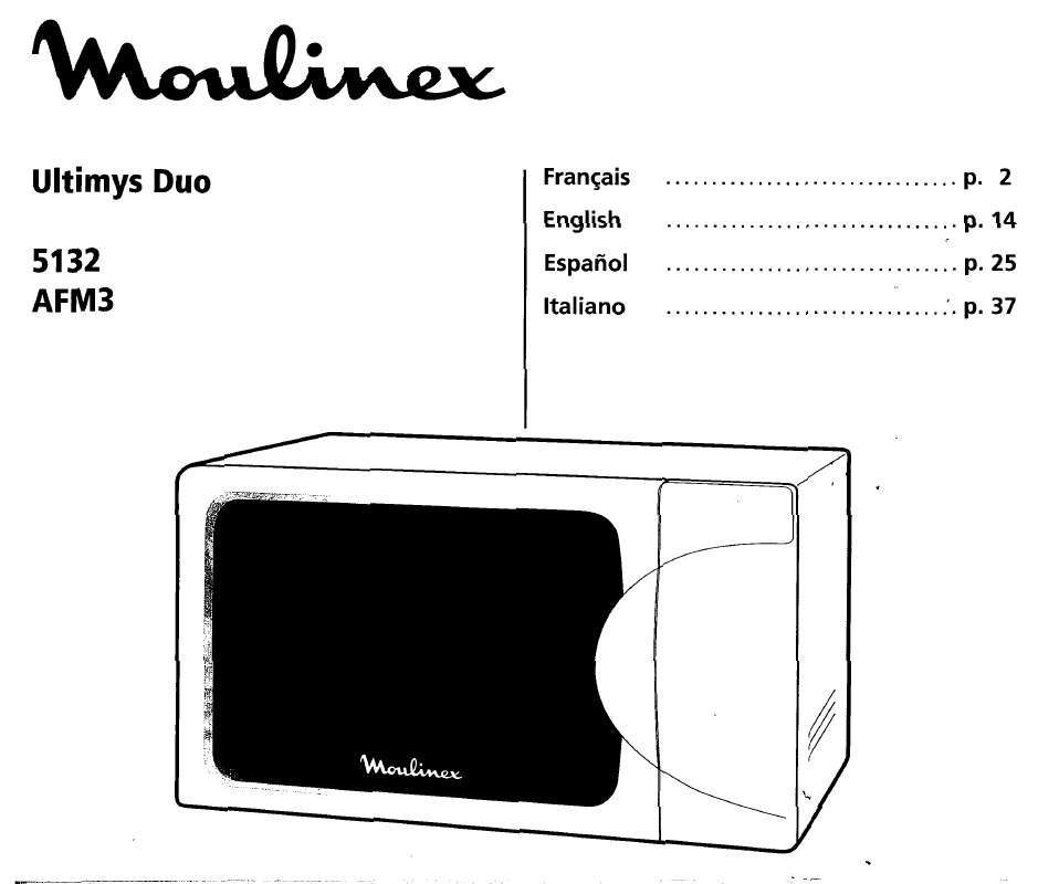 Guide utilisation MOULINEX ULTIMYS DUO de la marque MOULINEX