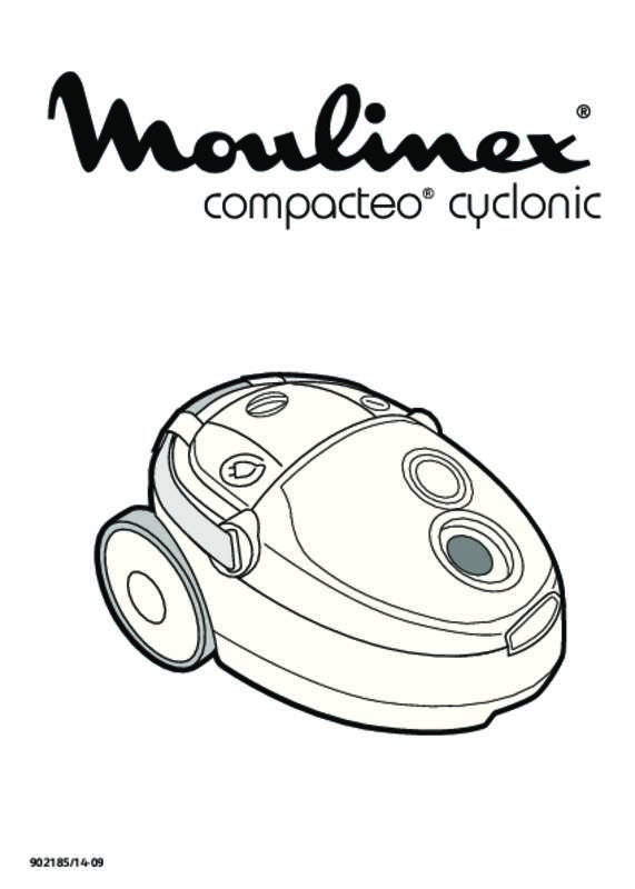 Guide utilisation  MOULINEX COMPACTEO CYCLONIC  de la marque MOULINEX