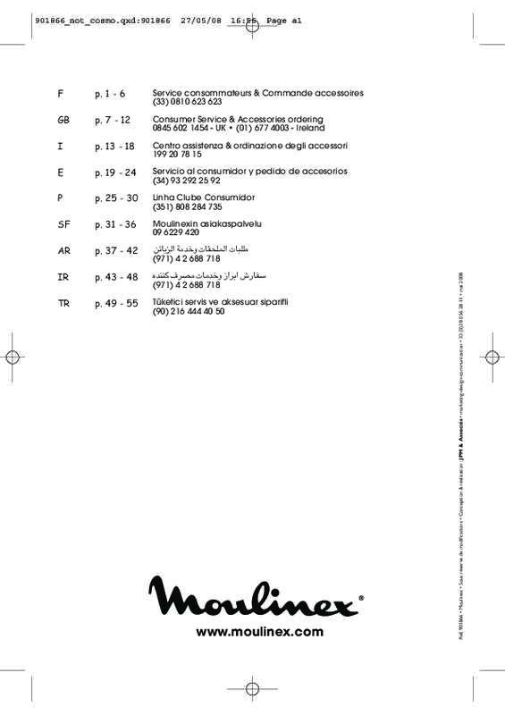 Guide utilisation  MOULINEX MO 6527  de la marque MOULINEX