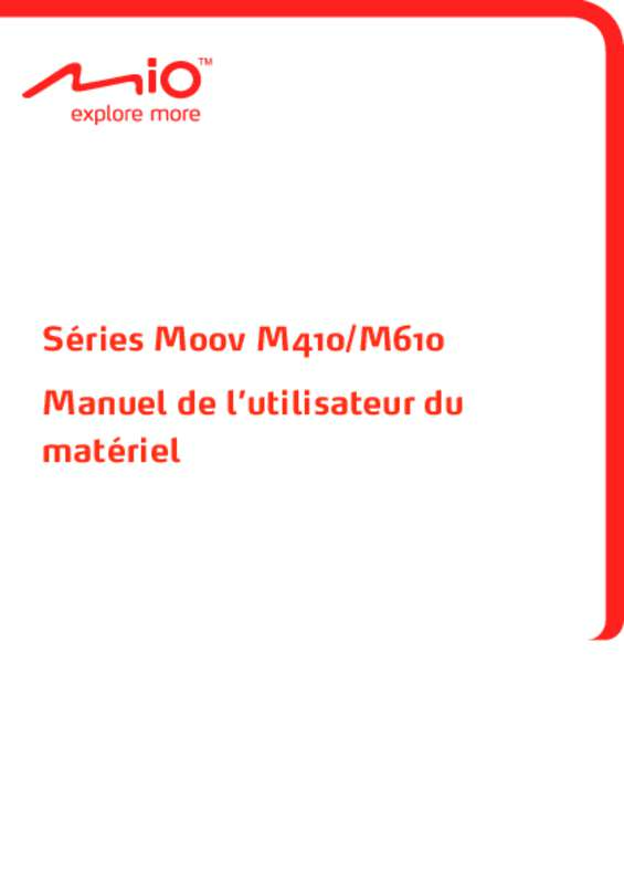 Guide utilisation MIO MOOV M410  de la marque MIO