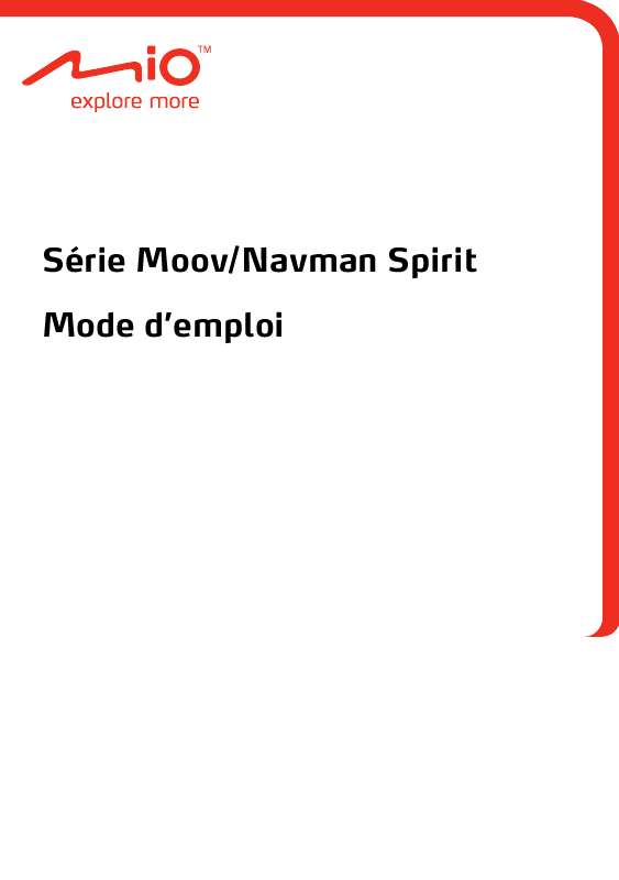 Guide utilisation MIO MOOV SPIRIT  de la marque MIO