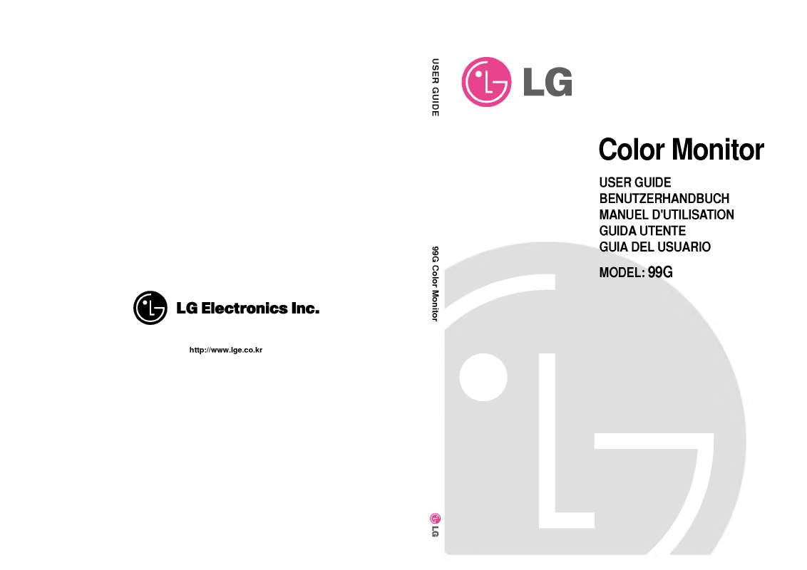 Guide utilisation LG 99G-99G-  de la marque LG