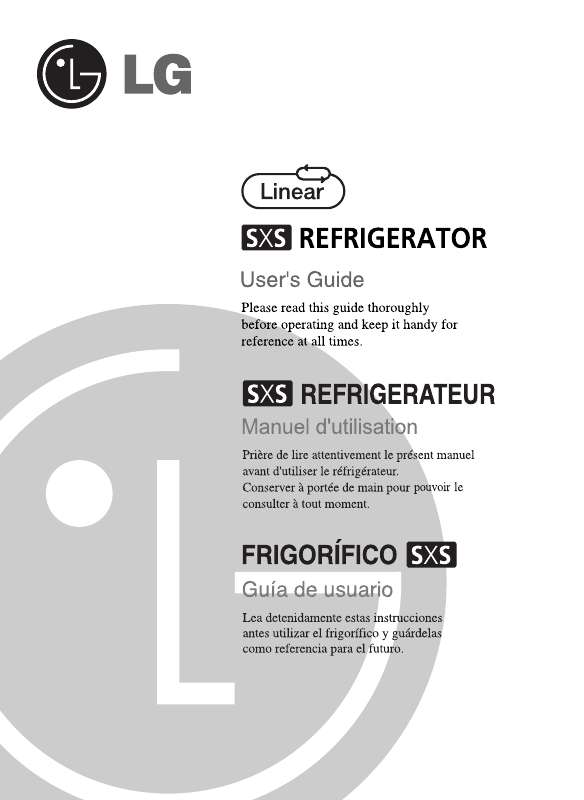 Guide utilisation LG GR-L2460-ACM  de la marque LG