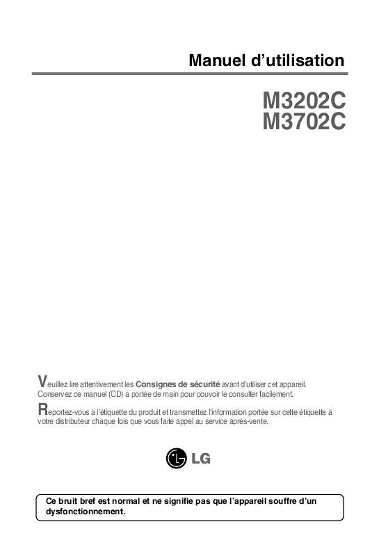 Guide utilisation LG M3204CCBA  de la marque LG