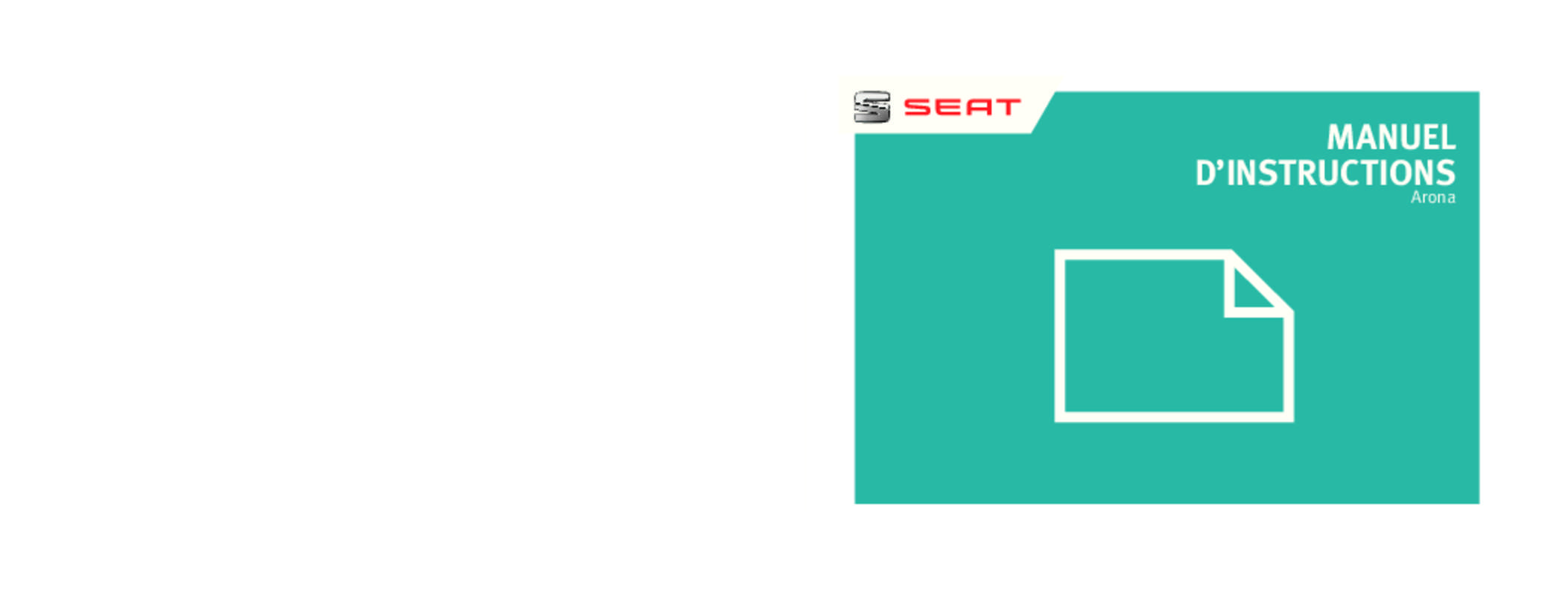 Guide utilisation SEAT ARONA  de la marque SEAT