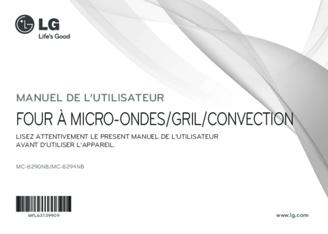 Guide utilisation LG MV9250 de la marque LG