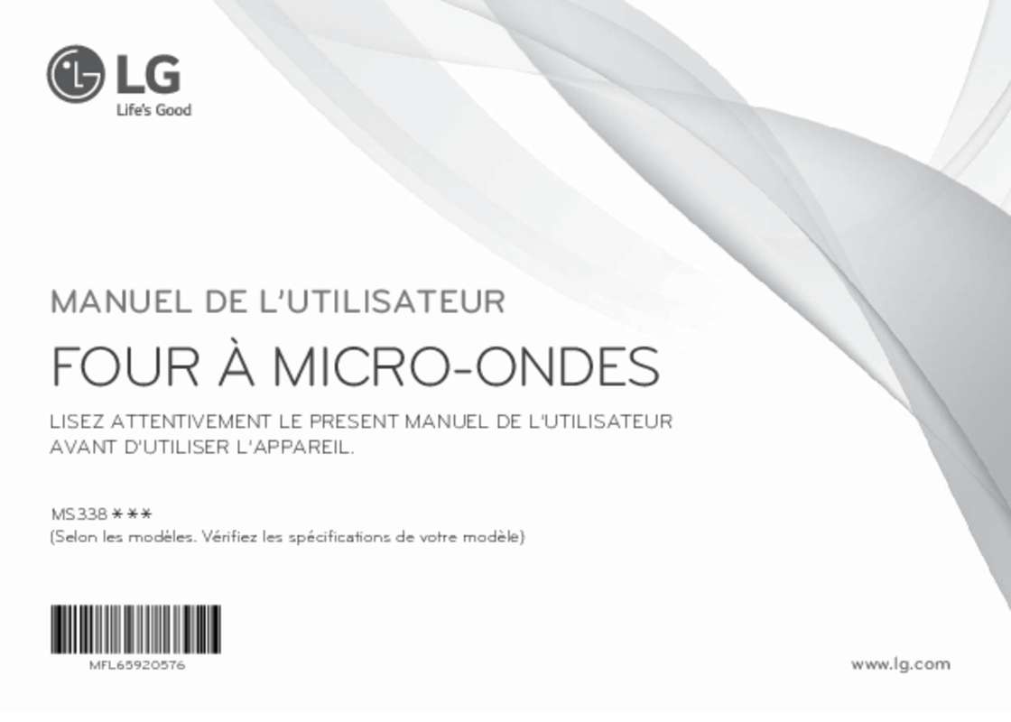 Guide utilisation LG LIGHTWAVE de la marque LG