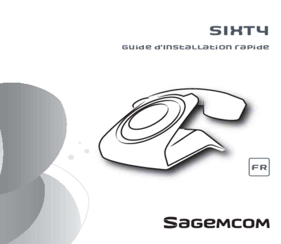 Guide utilisation SAGEMCOM SIXTY 2  de la marque SAGEMCOM