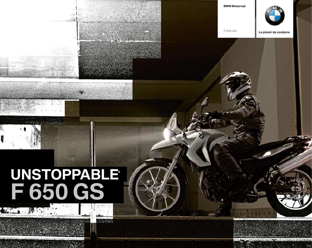 Guide utilisation BMW F 650 GS  de la marque BMW