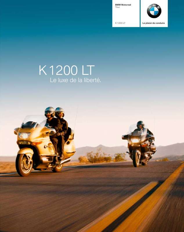 Guide utilisation BMW K 1200 LT  de la marque BMW