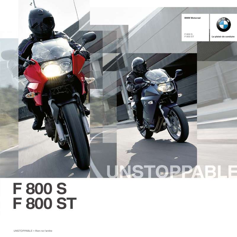 Guide utilisation BMW F 800 S ST  de la marque BMW