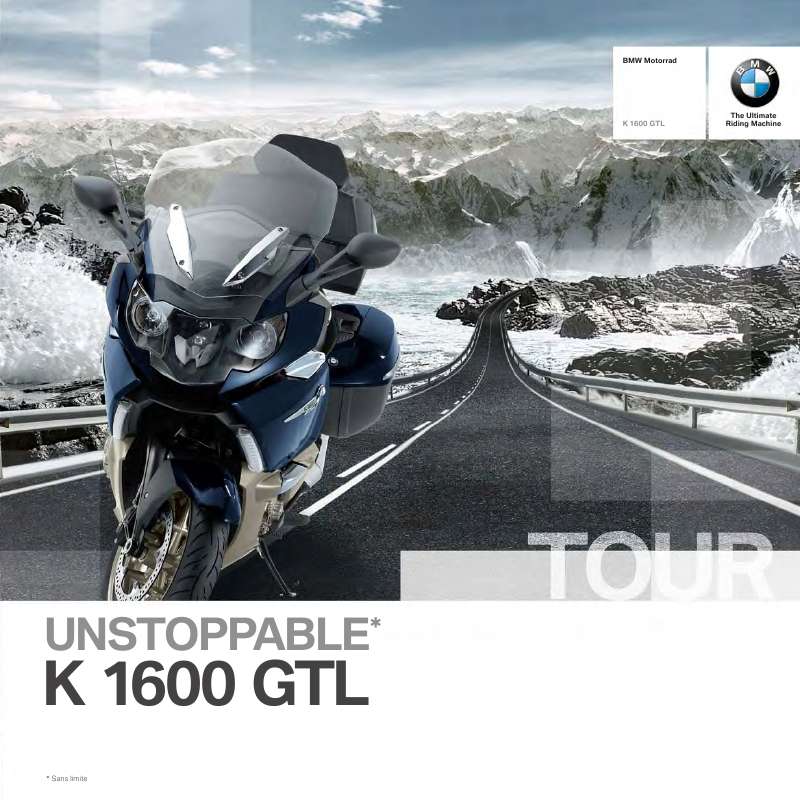 Guide utilisation BMW K 1600 GTL  de la marque BMW