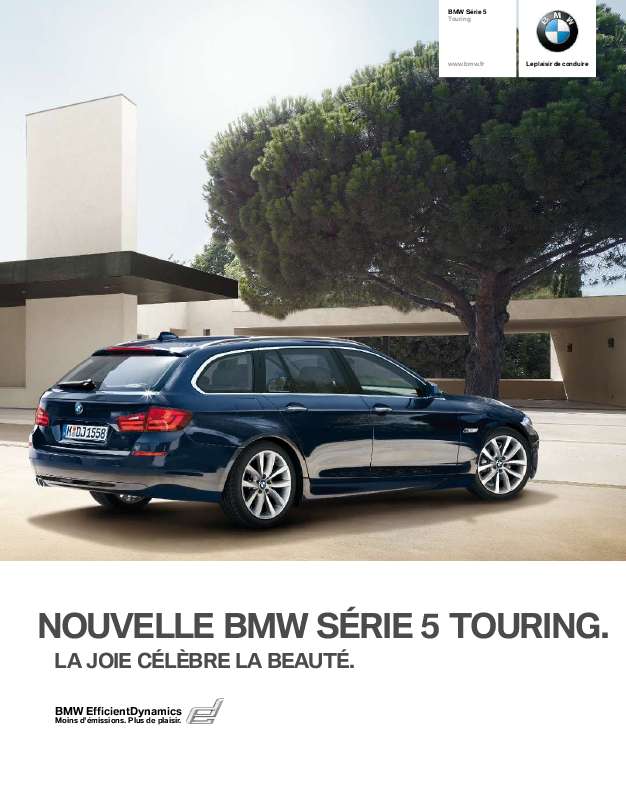 Guide utilisation BMW SÉRIE 5 TOURING  de la marque BMW