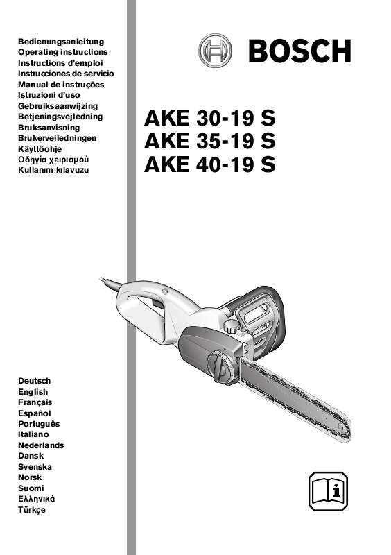 Guide utilisation BOSCH AKE 35-19 S  de la marque BOSCH