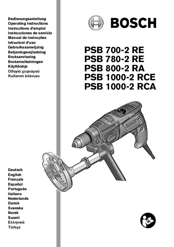 Guide utilisation BOSCH PSB 800-2 RA  de la marque BOSCH