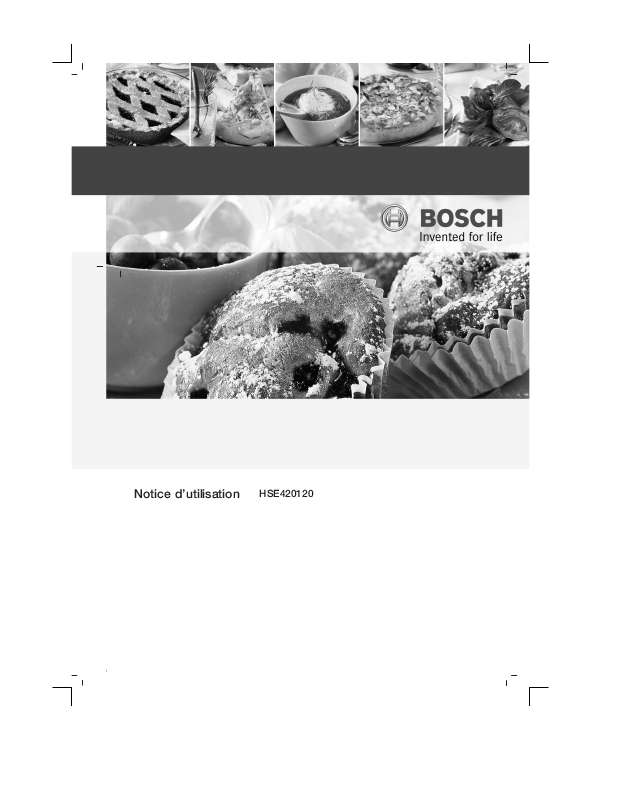 Guide utilisation  BOSCH HSE420120  de la marque BOSCH