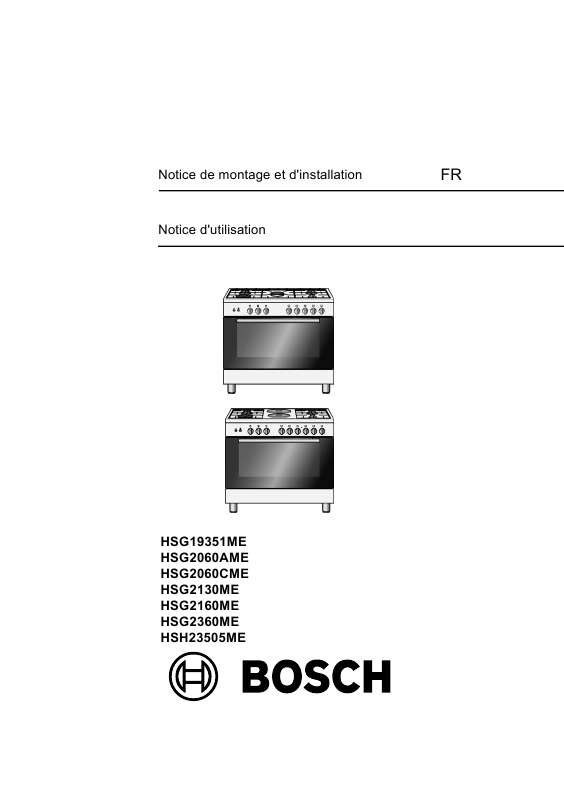 Guide utilisation  BOSCH HSH23505ME  de la marque BOSCH