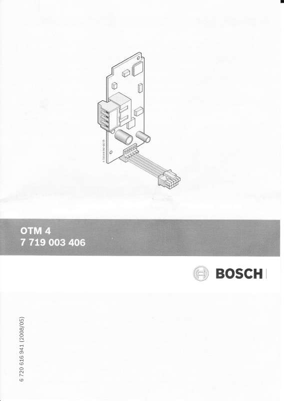 Guide utilisation  BOSCH OTM 4  de la marque BOSCH