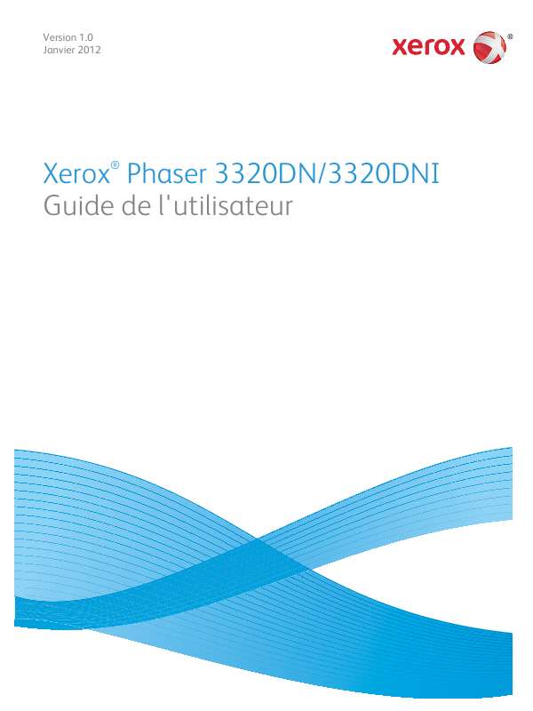 Guide utilisation  XEROX PHASER 3320  de la marque XEROX