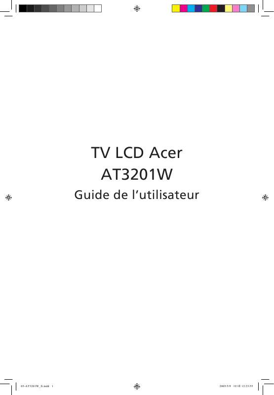 Guide utilisation ACER AT3201W  de la marque ACER