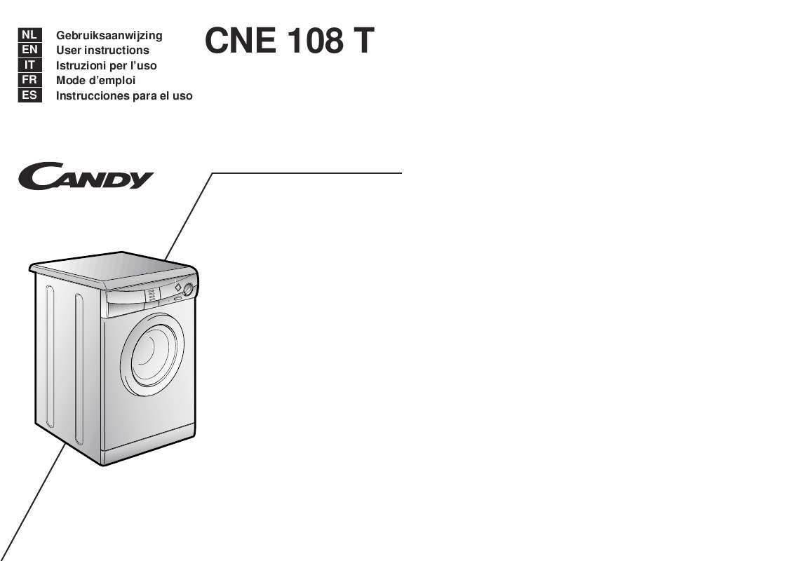 Guide utilisation  CANDY CNE 108 T  de la marque CANDY