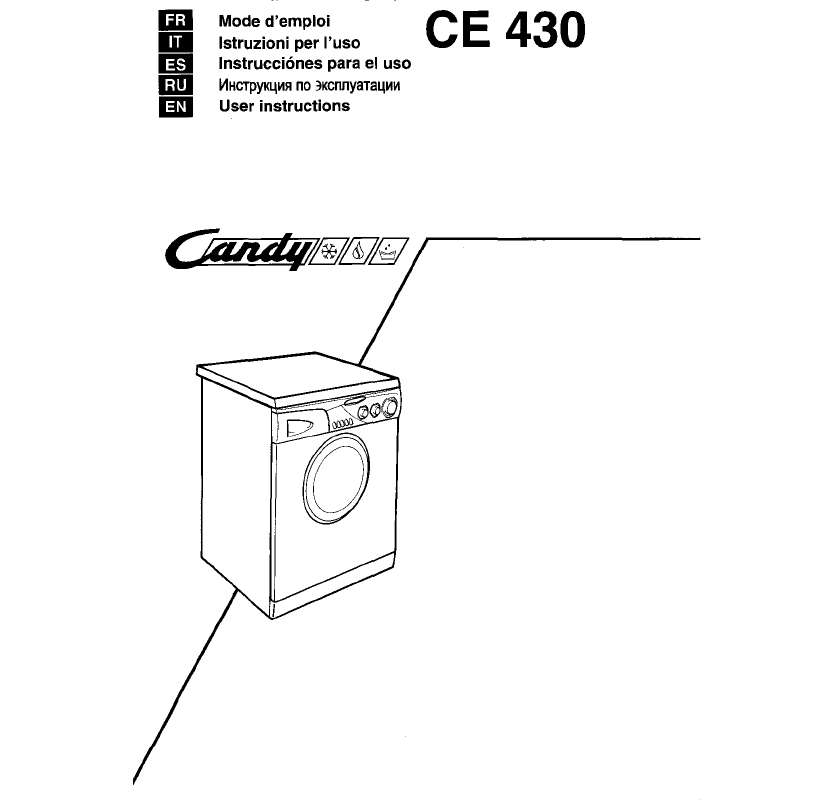 Guide utilisation  CANDY CE430  de la marque CANDY