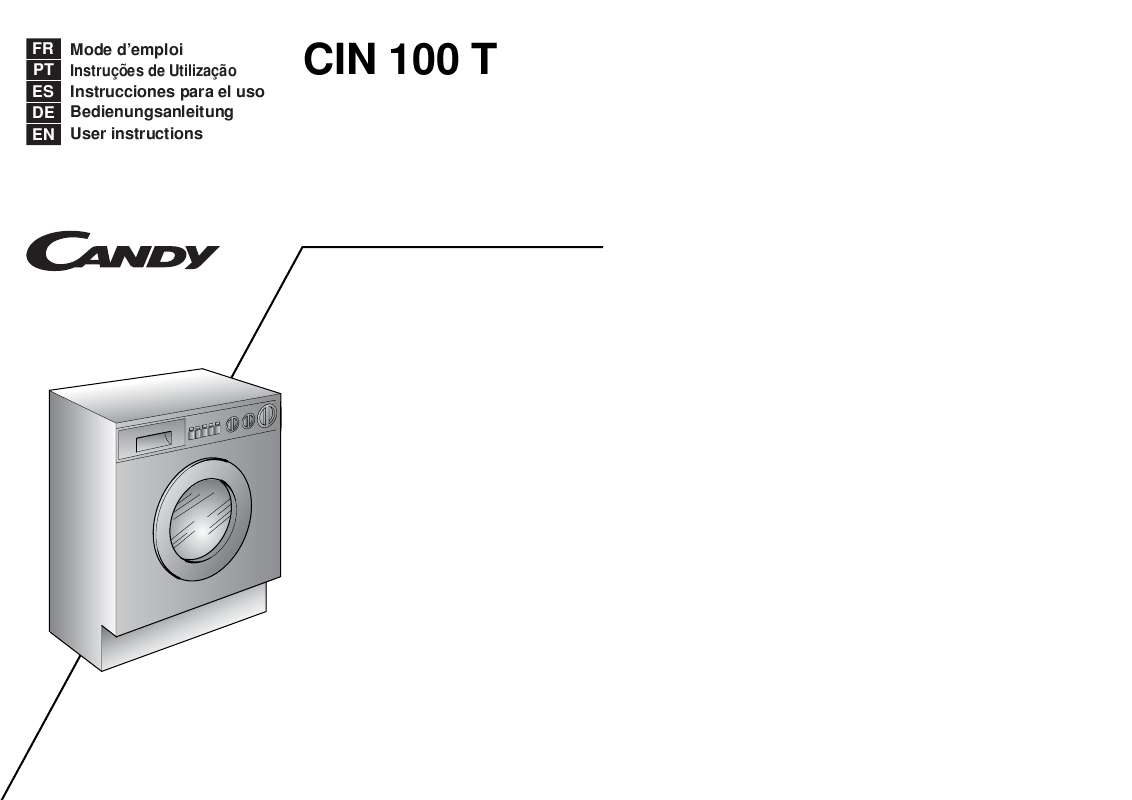 Guide utilisation  CANDY CIN 100 T  de la marque CANDY