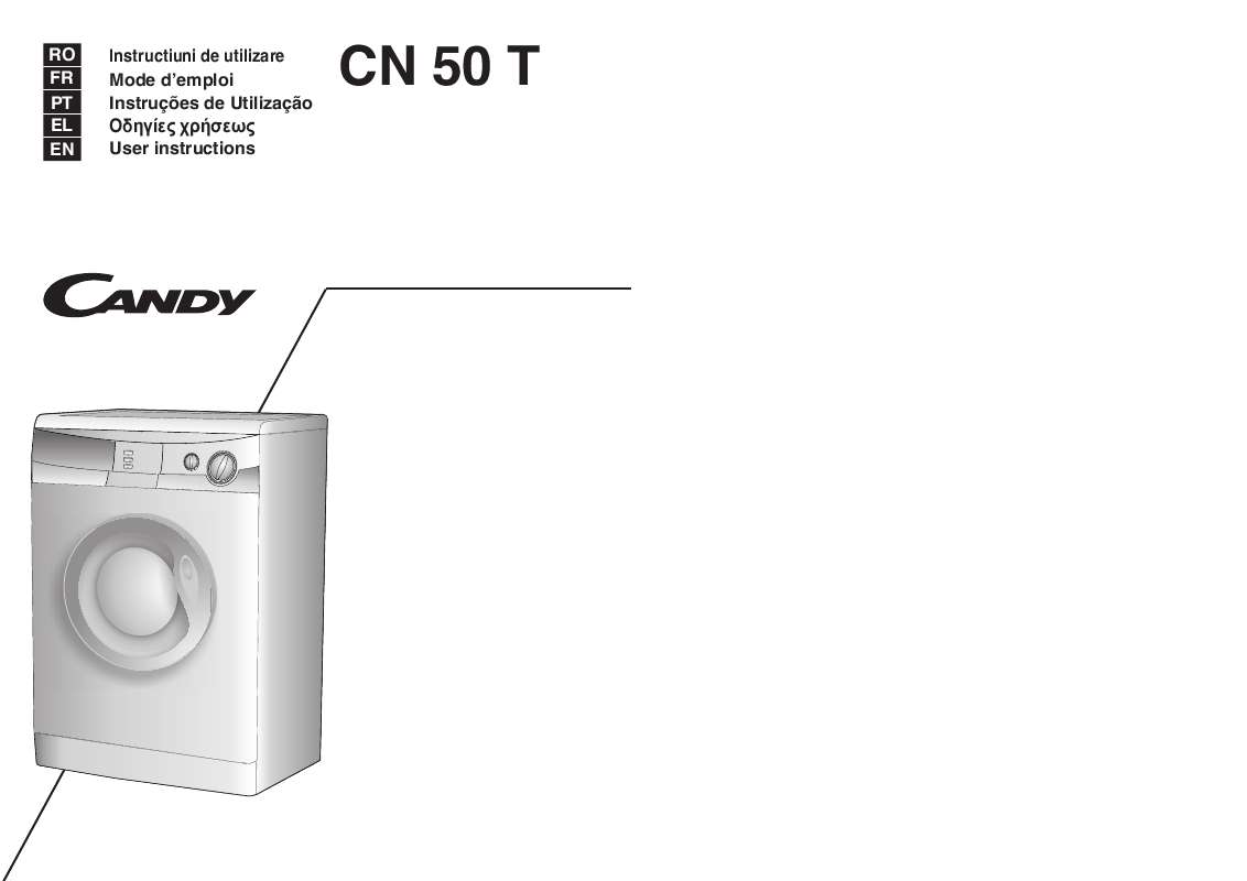 Guide utilisation  CANDY CN 50 T  de la marque CANDY